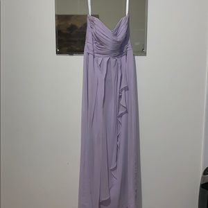 Lavender bridesmaid dress